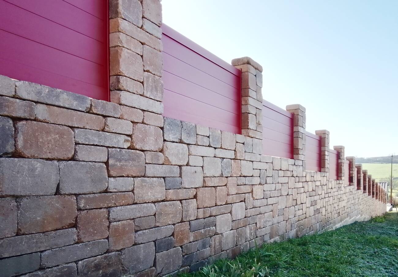 Des éléments de mur BIMURO pour un aspect pierres sèches Blainville-sur-l'Eau